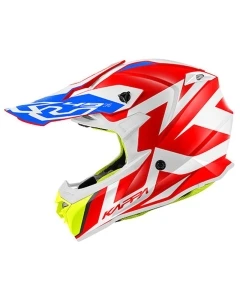 KAPPA KASK KV49 EVO GREAT CROSS KOLOR CZERWONY/BIAŁY ROZM. S/56 ( HOMOLOGACJA ECE 22R06 ) - PROMOCJA - STD CENA 459,-