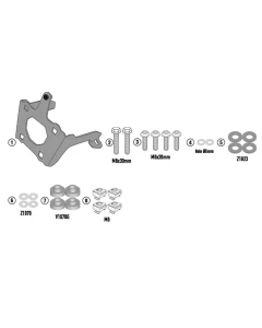 KAPPA MOCOWANIE SZYBY 1173SK CF MOTO CL 700X '21-'22