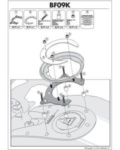 KAPPA MOCOWANIE TANKLOCK DUCATI MONSTER 1100 EVO