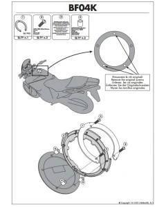 KAPPA MOCOWANIE TANKLOCK KAWASAKI ER-6N,ER-6F,VERSYS 1000