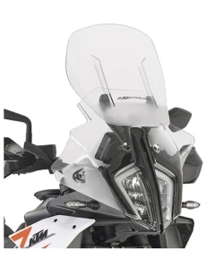 KAPPA SZYBA AIRFLOW (REGULOWANA) KTM 790 / 890 ADVENTURE '23-, (MAX 37 X 49 CM) REGULOWANA AIRFLOW (12 CM ZAKRES REGULACJI) PRZEZROCZYSTA - ZASTĘPUJE KAF7716