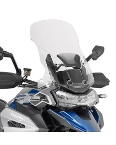KAPPA SZYBA TRIUMPH TIGER 1200 GT EXPLORER '22-, HUSQVARNA NORDEN 901 '22-, PRZEZROCZYSTA 57X38 CM (WYS. X SZER.) WYŻSZA O 12,5 CM OD ORYGINAŁU, PRZEZROCZYSTA