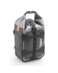 KAPPA TORBA NA SIEDZENIE / BAGAŻNIK 10L 100% WODOSZCZELNA KOLOR CZARNO-SREBRNY (K' RUGGED) (31X22X13CM)