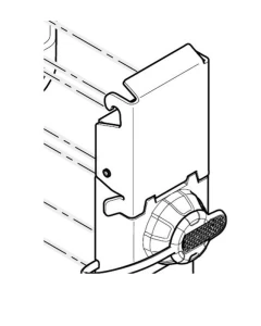 KAPPA ZAMEK DO KUFRA KOMPLETNY (PASUJE DO KUFRÓW CENTRALNYCH / TOP CASE KFR580A/B, KFR480A/B, KFR420A/B, KVE58, KVE48, KVE42)