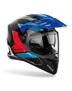 KASK AIROH BANDIT TUNE BLUE/RED GLOSS XXL