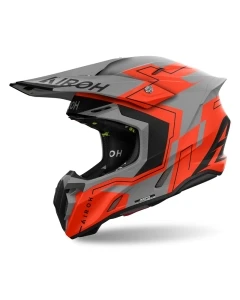 KASK AIROH TWIST 3 DIZZY ORANGE FLUO MATT S