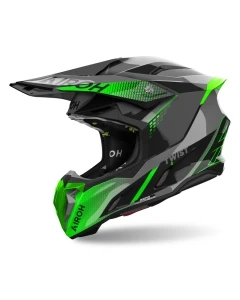 KASK AIROH TWIST 3 SHARD GREEN GLOSS L