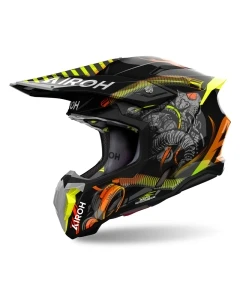 KASK AIROH TWIST 3 TOXIC GLOSS XS