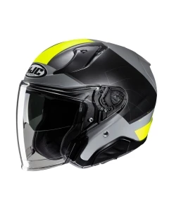 KASK HJC RPHA31 CHELET SILVER/YELLOW M
