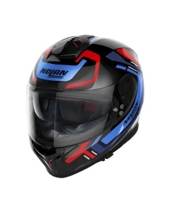 Kask Integralny NOLAN N80-8 ALLY N-COM 43 kolor czarny/czerwony/niebieski, rozmiar XL Unisex