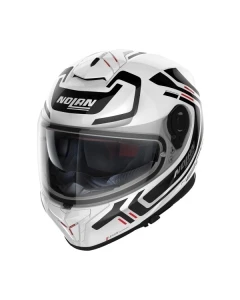 Kask Integralny NOLAN N80-8 ALLY N-COM 52 kolor biały/czarny/czerwony, rozmiar XL Unisex