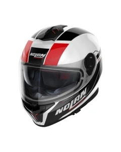 Kask Integralny NOLAN N80-8 MANDRAKE N-COM 49 kolor biały/czarny/czerwony, rozmiar XL Unisex