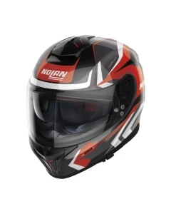 Kask Integralny NOLAN N80-8 RUMBLE N-COM 59 kolor biały/czarny/czerwony, rozmiar M Unisex