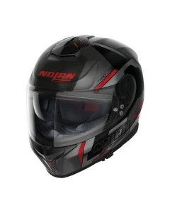Kask Integralny NOLAN N80-8 WANTED N-COM 71 kolor czarny/czerwony/matowy/szary, rozmiar M Unisex