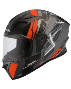 Kask Integralny SMK STELLAR SWANK MADA672 kolor czarny/czerwony/matowy/szary, rozmiar M Unisex