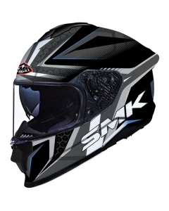 Kask Integralny SMK TITAN SLICK GL265 kolor biały/czarny/niebieski/szary, rozmiar S Unisex