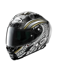Kask Integralny X-LITE X-803 RS U.C. REPLICA A. CANET TEST 61 kolor czarny/czerwony/fioletowy/niebieski/zielony, rozmiar L Unisex