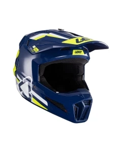 KASK LEATT MOTO 3.5 JR V24 BLUE (53-54CM) L
