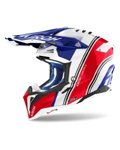 KASK MOTOCYKLOWY AIROH AVIATOR 3 HIMA RED GLOSS M