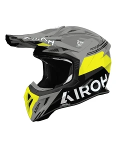 KASK MOTOCYKLOWY AIROH AVIATOR ACE 2 FURY YELLOW GLOSS S