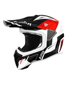 KASK MOTOCYKLOWY AIROH AVIATOR ACE 2 SHIELD RED GLOSS S