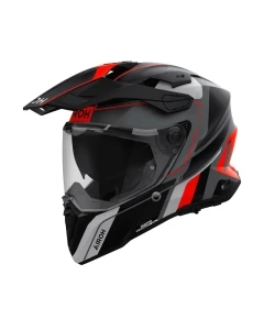 KASK MOTOCYKLOWY AIROH COMMANDER 2 SKIP ORANGE MATT M