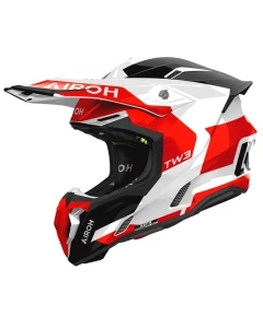 KASK MOTOCYKLOWY AIROH TWIST 3 FANCY RED GLOSS L