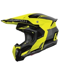 KASK MOTOCYKLOWY AIROH TWIST 3 FANCY YELLOW GLOSS S