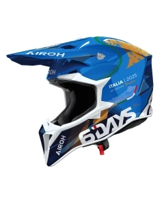 KASK MOTOCYKLOWY AIROH WRAAAP 6DAYS ITALY 2025 GLOSS XS