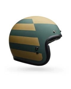 KASK MOTOCYKLOWY BELL CUSTOM 500 PARLOR MATTE EMERALD GOLD L