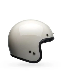 KASK MOTOCYKLOWY BELL CUSTOM 500 SOLID VINTAGE WHITE L