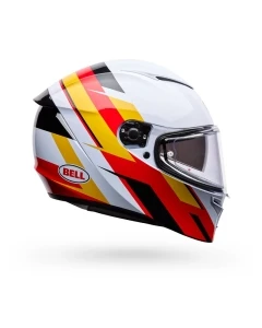 KASK MOTOCYKLOWY BELL LITHIUM NOVA WHITE RED XL