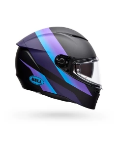 KASK MOTOCYKLOWY BELL LITHIUM PASSION MATTE BLACK PURPLE S