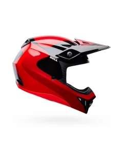 KASK MOTOCYKLOWY BELL MX-10 MIPS WAVE RED BLACK S