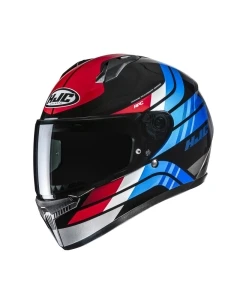 KASK MOTOCYKLOWY HJC C10 HIPER BLACK RED L