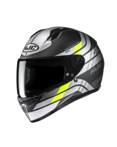 KASK MOTOCYKLOWY HJC C10 HIPER GREY YELLOW S