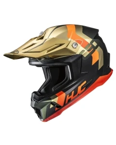 KASK MOTOCYKLOWY HJC C50 PRIMAL GOLD BLACK L