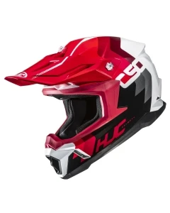 KASK MOTOCYKLOWY HJC C50 PRIMAL RED WHITE S