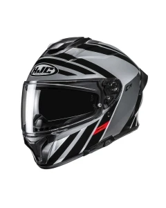 KASK MOTOCYKLOWY HJC C71 FABER BLACK RED M