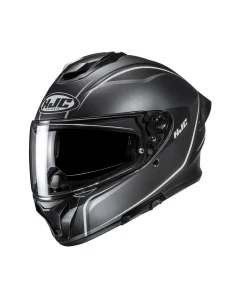 KASK MOTOCYKLOWY HJC C71 QUEZ BLACK GREY S