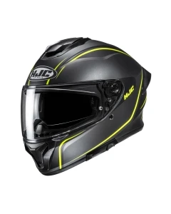 KASK MOTOCYKLOWY HJC C71 QUEZ BLACK YELLOW L