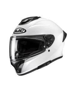 KASK MOTOCYKLOWY HJC C71 SOLID PEARL WHITE L