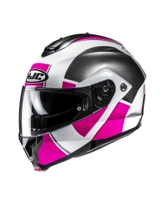 KASK MOTOCYKLOWY HJC C91N JYN PINK GREY S