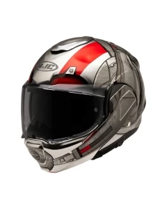 KASK MOTOCYKLOWY HJC F100 ANT-MAN MARVEL SILVER RED XL
