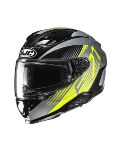 KASK MOTOCYKLOWY HJC F71 CATOS BLACK YELLOW L