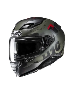KASK MOTOCYKLOWY HJC F71 FACO GREEN BLACK L