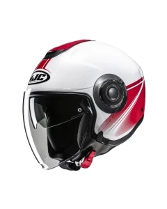 KASK MOTOCYKLOWY HJC I40N VISION WHITE RED L