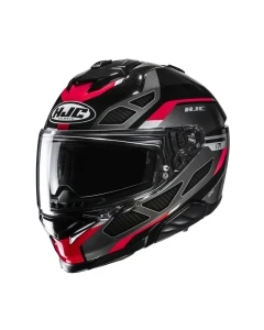 KASK MOTOCYKLOWY HJC I71 ZEST BLACK RED XL