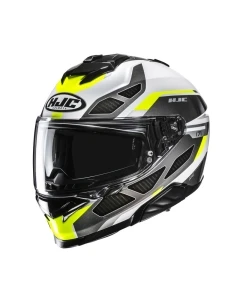 KASK MOTOCYKLOWY HJC I71 ZEST WHITE YELLOW S