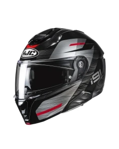 KASK MOTOCYKLOWY HJC I91 DUSK BLACK RED S